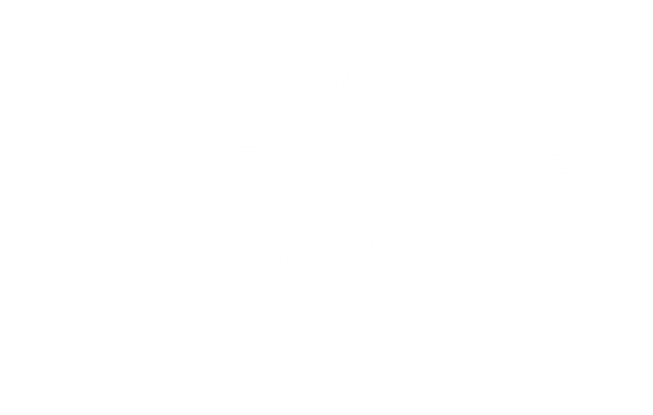 Battlefield Partners Company Logo in White