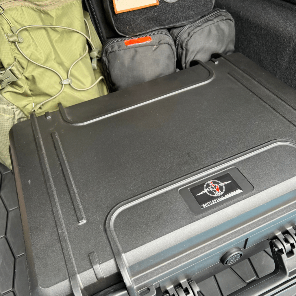 Field Case that has a set of Battlefield Partners wearables in it.